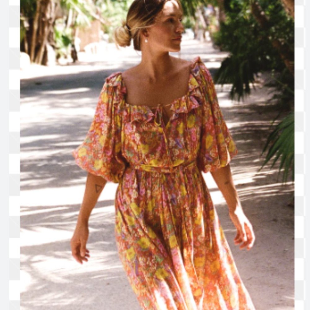 Spell Last Drinks Midi Dress
